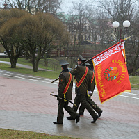 Торжественный митинг, посвященный Дню защитников Отечества и Вооруженных Сил Республики Беларусь
