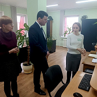 Рабочий визит директора Департамента по архивам и делопроизводству Олега Воинова в Гродненскую область