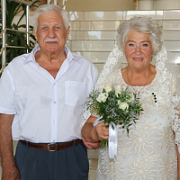 Жители города Ошмяны торжественно отметили золотую свадьбу