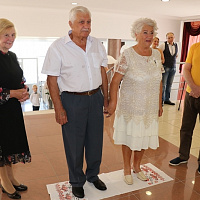 Жители города Ошмяны торжественно отметили золотую свадьбу