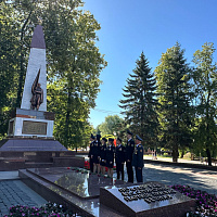 Церемония памяти в парке Жилибера: День Независимости Республики Беларусь