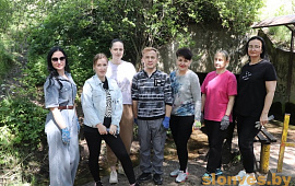 Благоустроили родник на проспекте Независимости